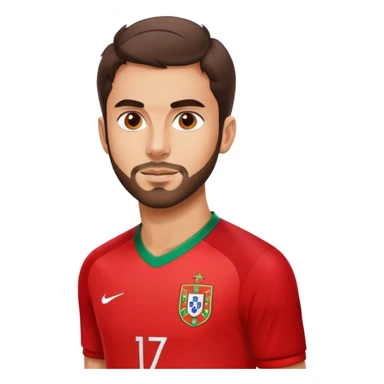 Rafa Silva, Portuguese footballer in red jersey sticker