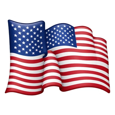 upside down American flag with stars and stripes visible sticker