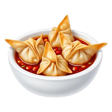 wontons chili oil sticker