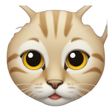 cat emoji - wink sticker