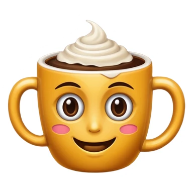 Grano de café con personalidad
 sticker