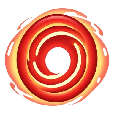 red oval portal sticker