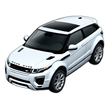 Range rover Evoque red sticker