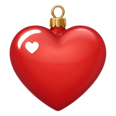 Heart cute xmas sticker