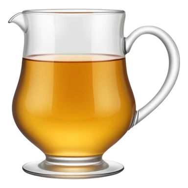 A traditional Turkish/Azerbaijani pear-shaped tea glass.” Generate an emoji for sending in text sticker
