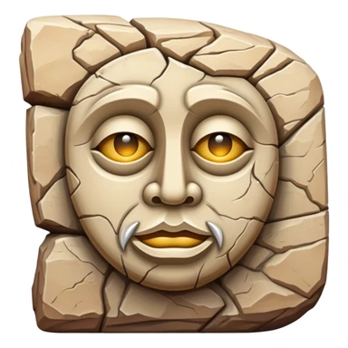 sandstone rock sculpture decorative sticker