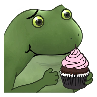 gothic cupcake sticker