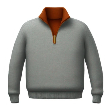 Half zip sweater sticker