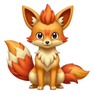 Nickit-Fennekin-Vulpix-fusion (full body) sticker