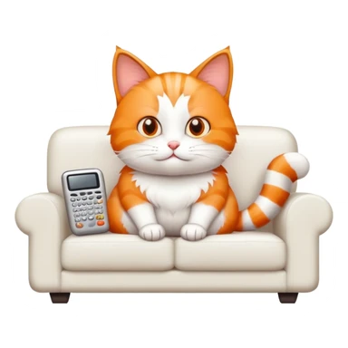 Funny Cat with tv sticker