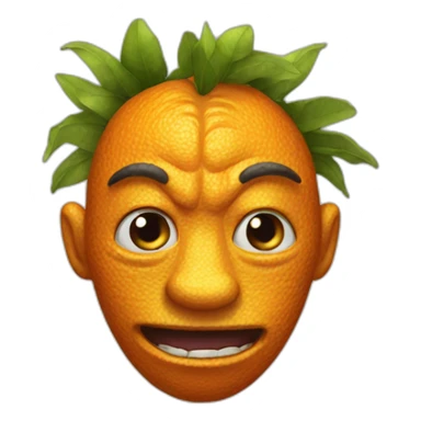 ugly orangatun sticker