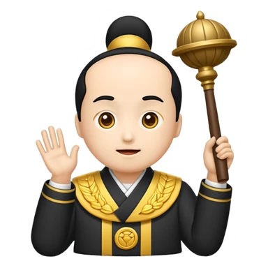 로보트 얼굴 이모지+뒷배경에 불+배터리 sticker