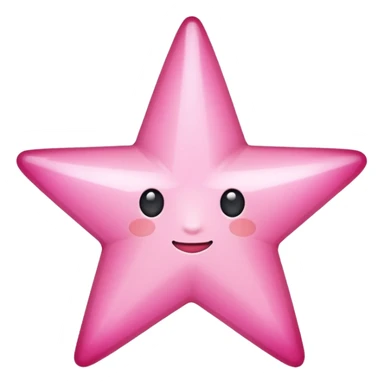 pink star emoji sticker