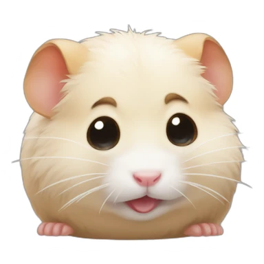 hamster is crying sticker