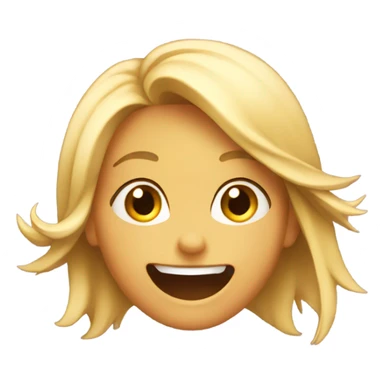 Excited girl  sticker