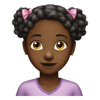 10 year old black girl birthday sticker