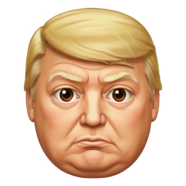 MAKE IT MUCH MORE REALISTIC, ESPECIALLY IN THE DONALD TRUMP FACE AND HAIR, MUCH MORE ELDERLY, AND MUCH MORE OBESE, TO REFLECT HIS REALITY sticker