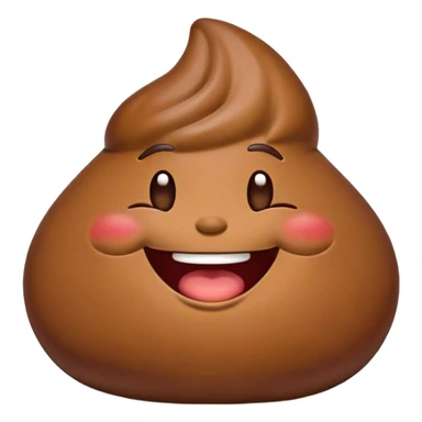 meditating laughing poop emoji sticker