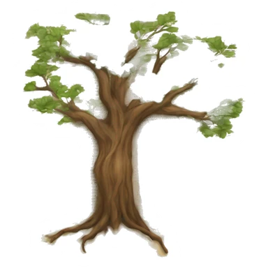 A tree rooted in an open Bible sticker