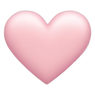 Pastel pink heart sticker