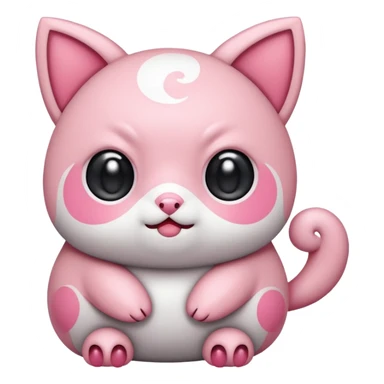 Jigglypuff-Pancham-Elgyem-fusion  sticker