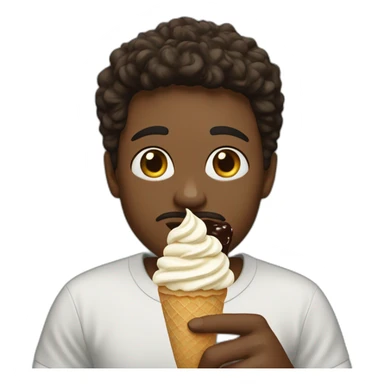 Tate McRae eating ice cream  sticker