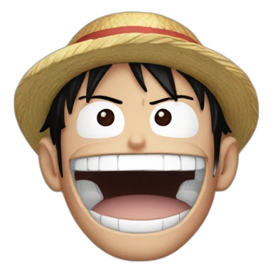 One piece Luffy sticker