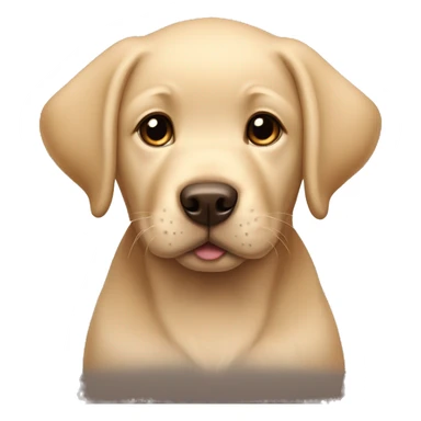 Labrador puppy sticker