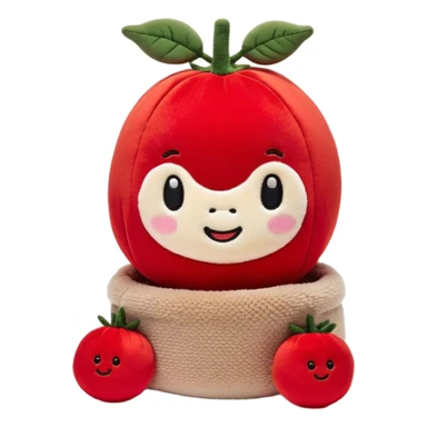Jellycat tomato amuseables plush sticker
