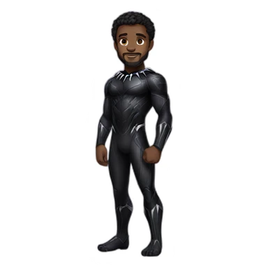 disney black panther full body sticker