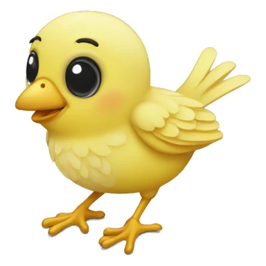 happy canary sticker