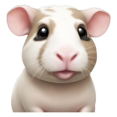 Hairless guinea pig sticker