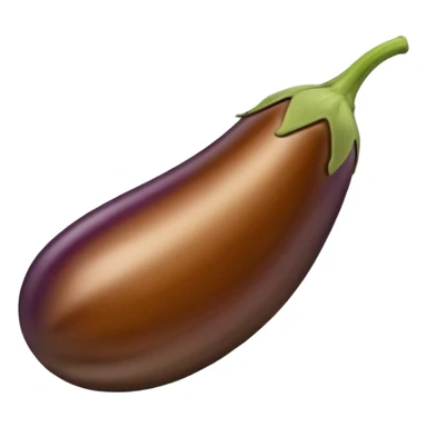 brown eggplant  sticker