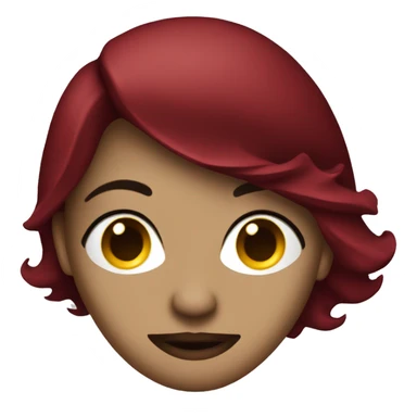 Dark red stiletto  sticker