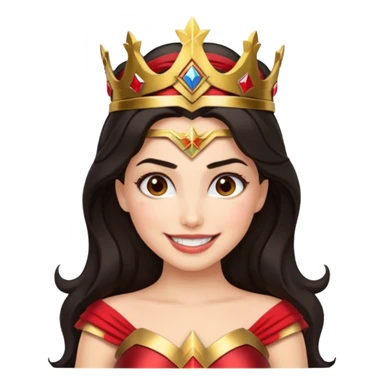 Haz un emote de una mujer maravilla sticker