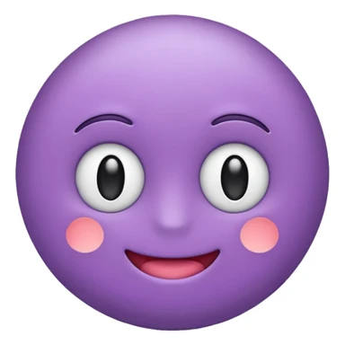 Haz unos emojis morados pasteles coquette sticker