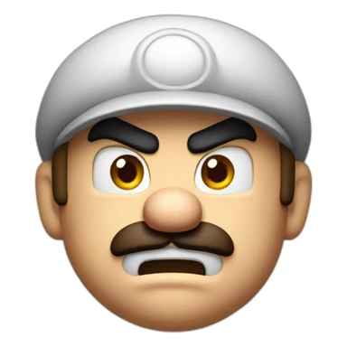 Mario angry sticker