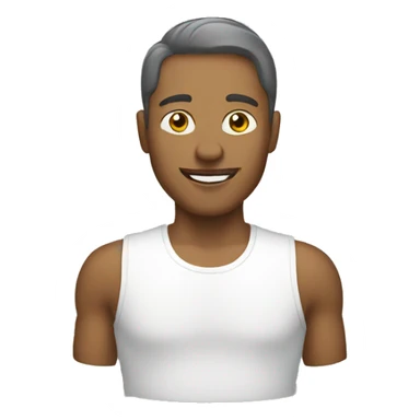 white customer  sticker