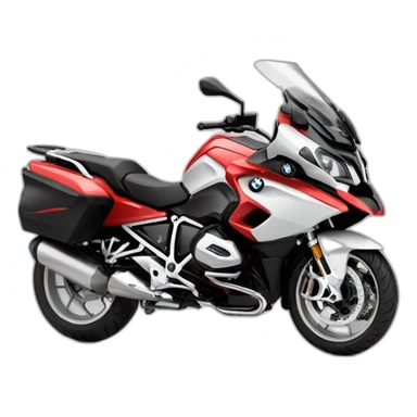 BMW 1250 rt roja sticker