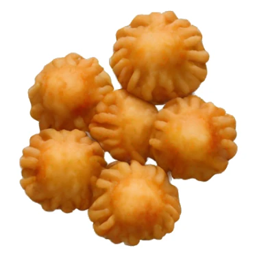  fried momos in plate sticker