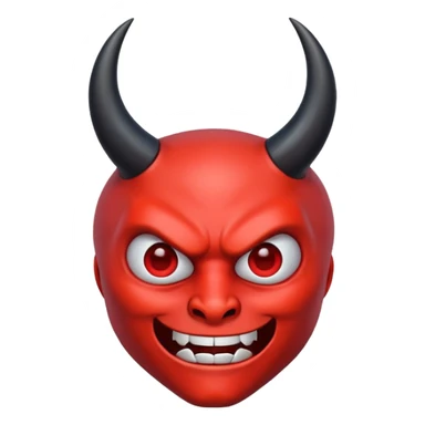 Devil horns sticker
