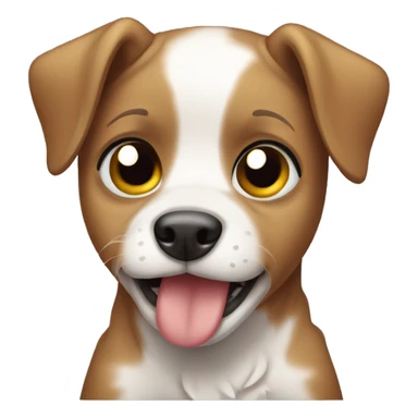 Crying puppy in kennel sticker