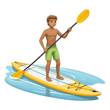 Paddle boarding sticker