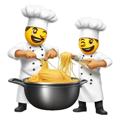 Spaghetti cooking battle sticker