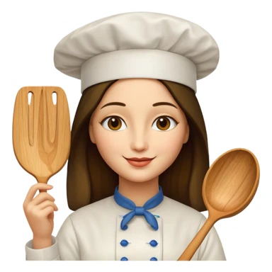MonaLisa's famous photo but doing a chef kiss animated sticker