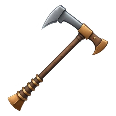 barbarian axe sticker