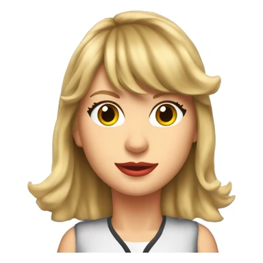 Taylor Swift the screen on a airplane sticker