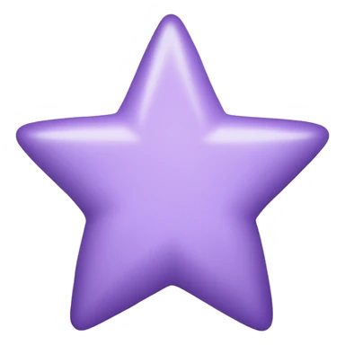 light purple star sticker