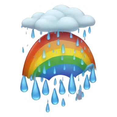 Rainbow rain sticker