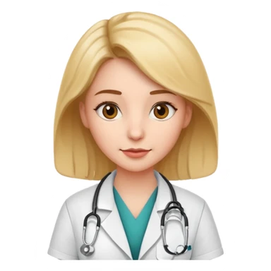 animal vet doctor woman sticker